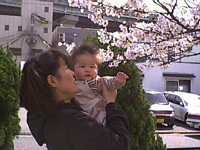 桜とりたいよ〜.食べるんだよ〜.