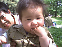 鼻ちょうちんできちゃった.(/・_・\)アチャー