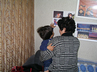 これは〜?質問攻めのりくにまあちゃんは愛想よくずっと答えてくれてました.