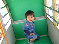 この観覧車が大のお気に入りで,今日は3回も乗りました.