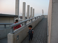 スロープ大好き♪何度も上り下りしたよ.