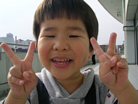 だって何もないのに,この笑顔o(^o^)o