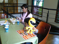 近鉄ハーツのフリマでアバレイエローのぬいぐるみをゲットしてニコニコ(^o^)